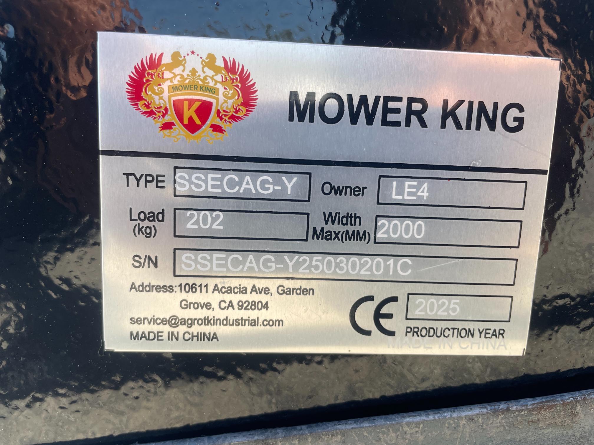 New Mower King Quick Attach Auger Drive W/ Bits