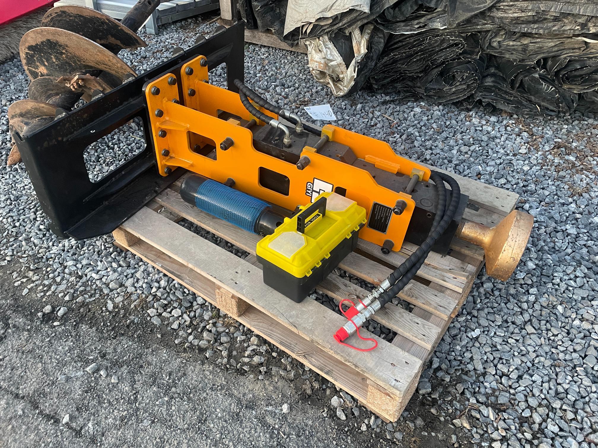 New GIYI 680 Quick Attach Post Driver