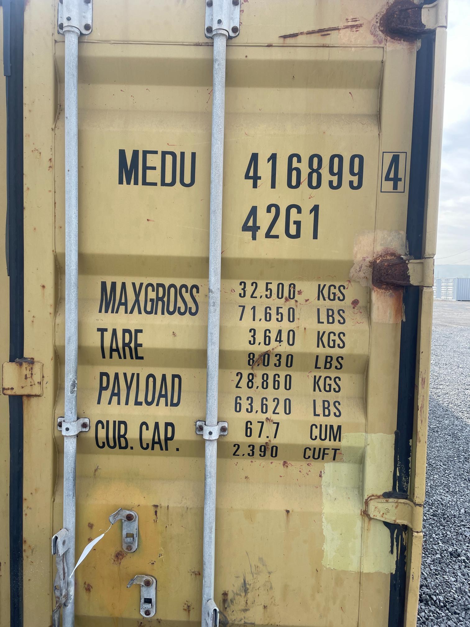 Used 40' Shipping/Storage Container