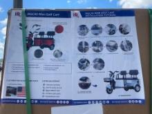 New IR IRGC40 Mini Riding Golf Cart