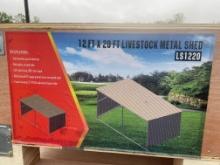 New 12'X20' Livestock Metal Shed