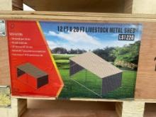 New 12'X20' Livestock Metal Shed