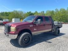 2006 Ford F350 XLT Super Duty 4X4 Truck W/ FlatBed