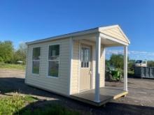 New 8X16' Vinyl Storage/Office Shed