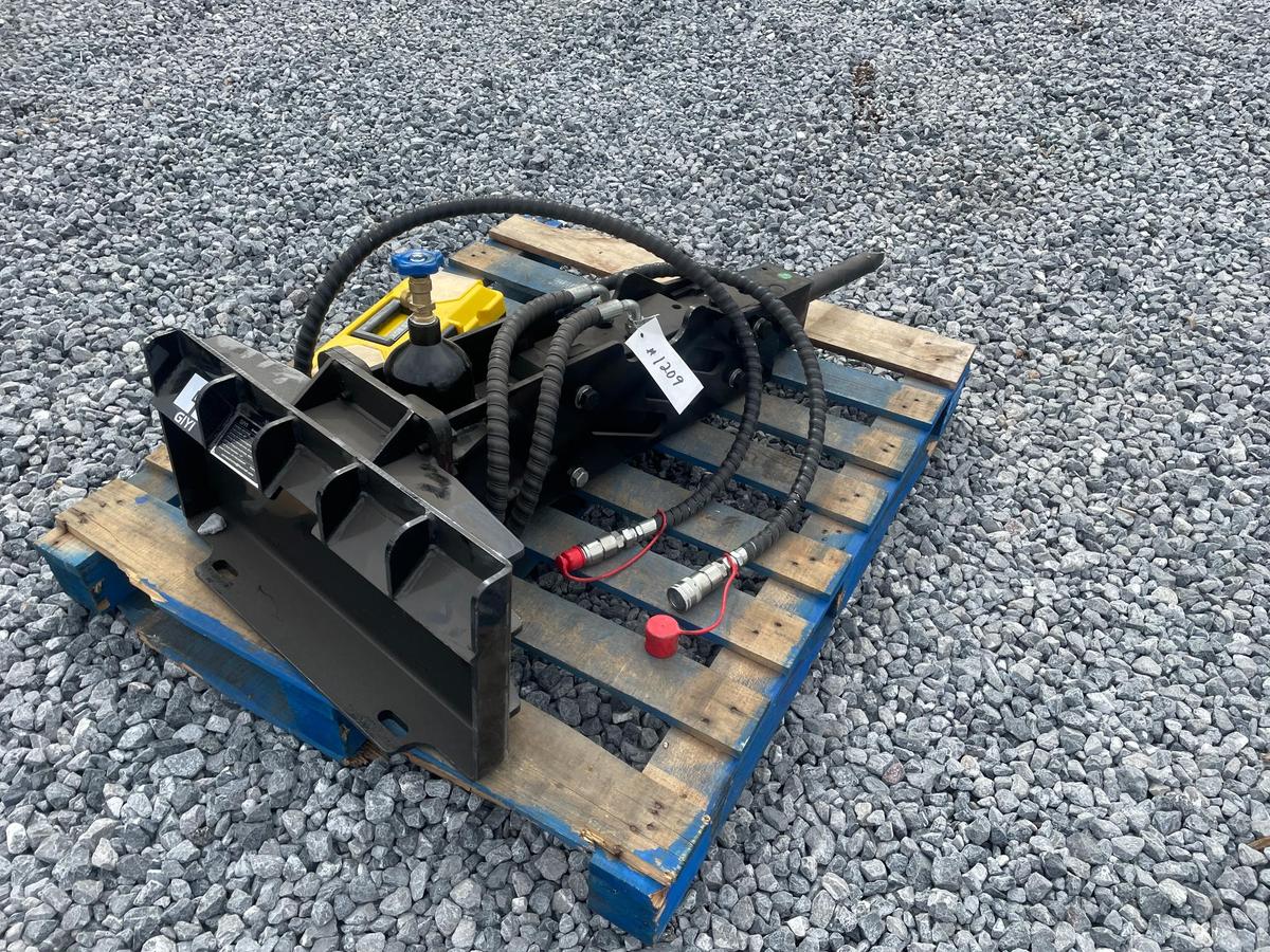New GIYI Mini Quick Attach Concrete Breaker