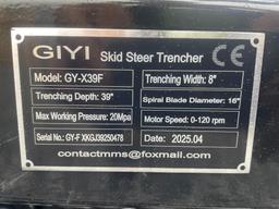 New GIYI Mini Quick Attach Trencher