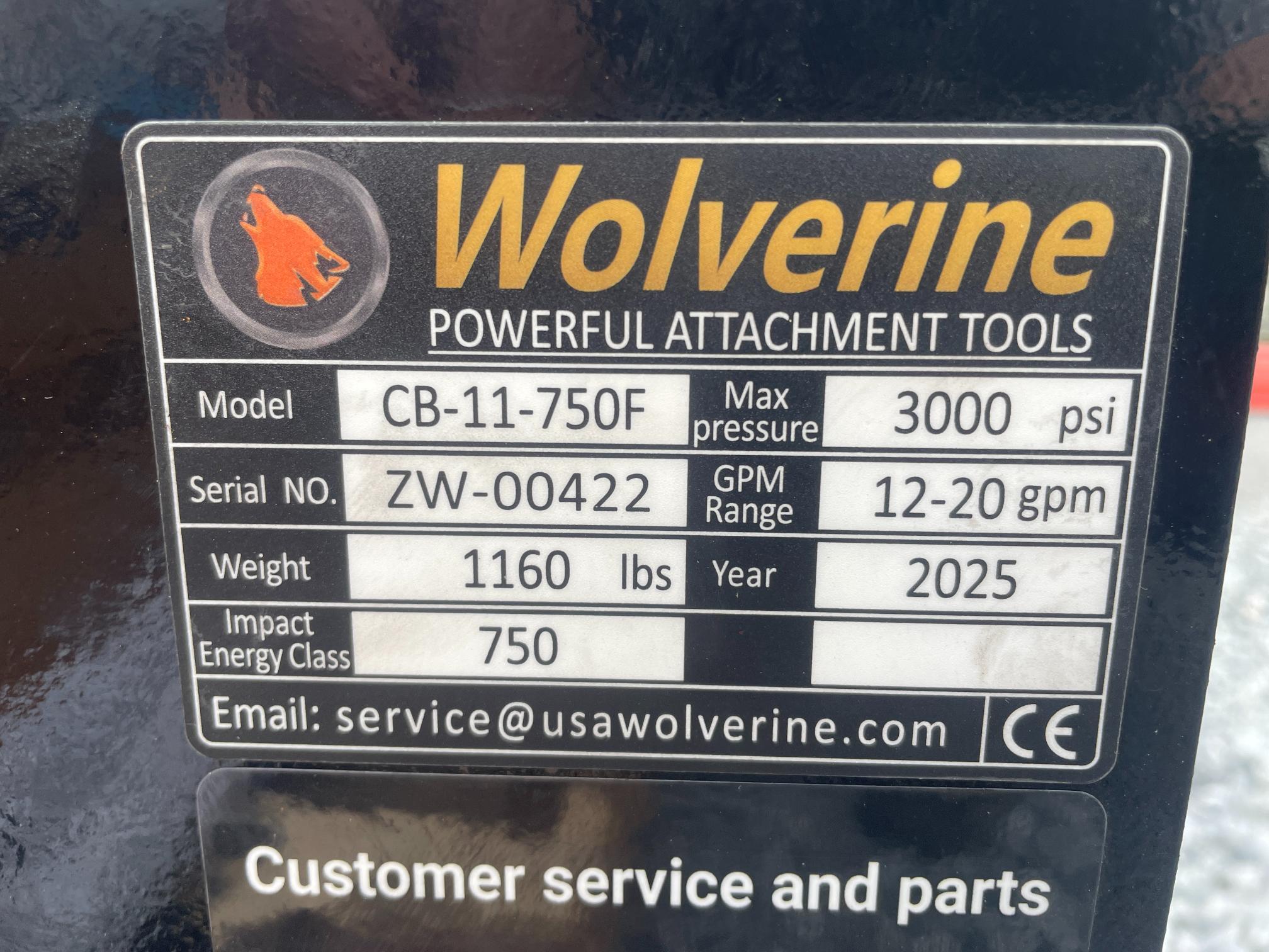 New Wolverine Quick Attach Concrete Breaker