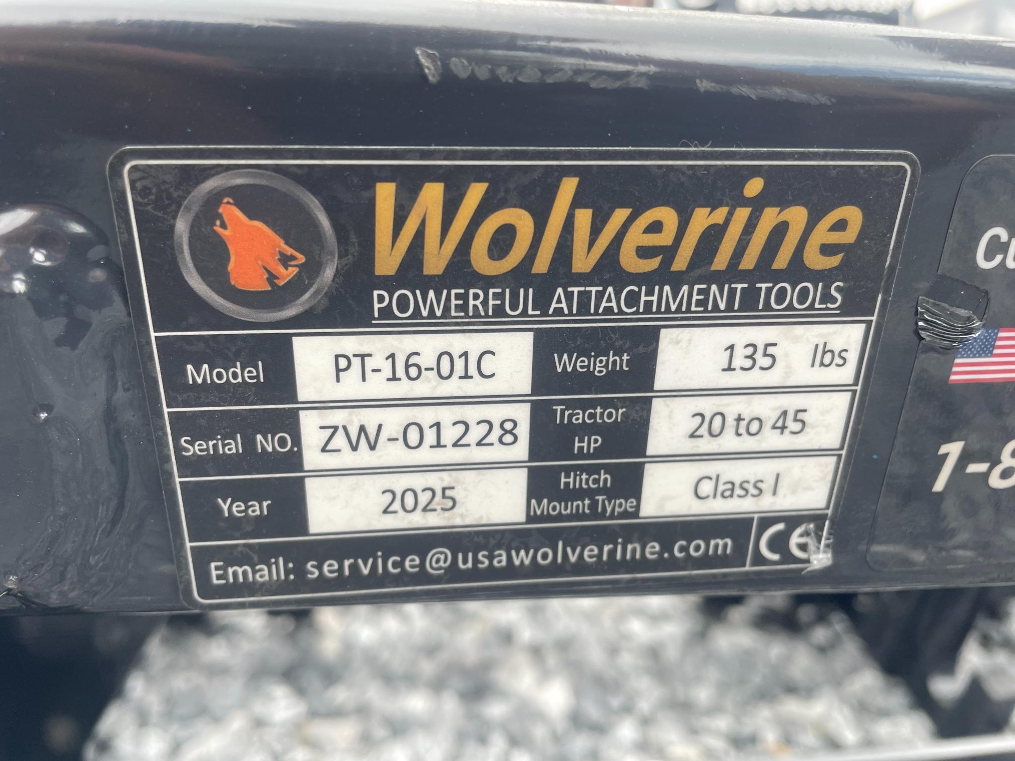 New Wolverine Quick Attach 3 Point Hitch Adaptor