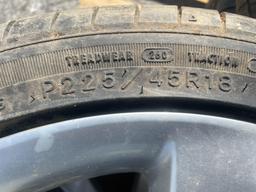 Set Of (4) P225/45R18 Tires W/ Rims