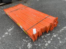 Skid Lot Of (30) 8' Pallet Racking Rails