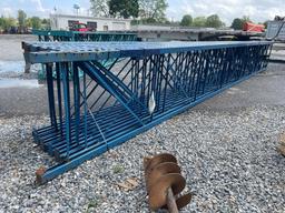 Skid Lot Of (11) 30' Pallet Racking Uprights