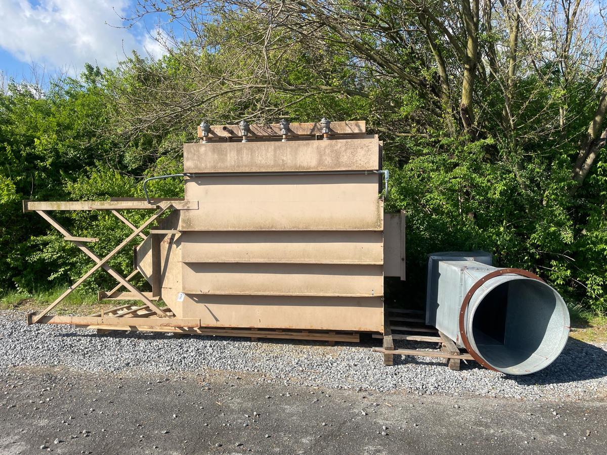 Used Dust Collector Bin W/ Control Panel