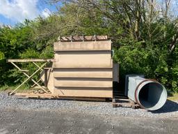 Used Dust Collector Bin W/ Control Panel