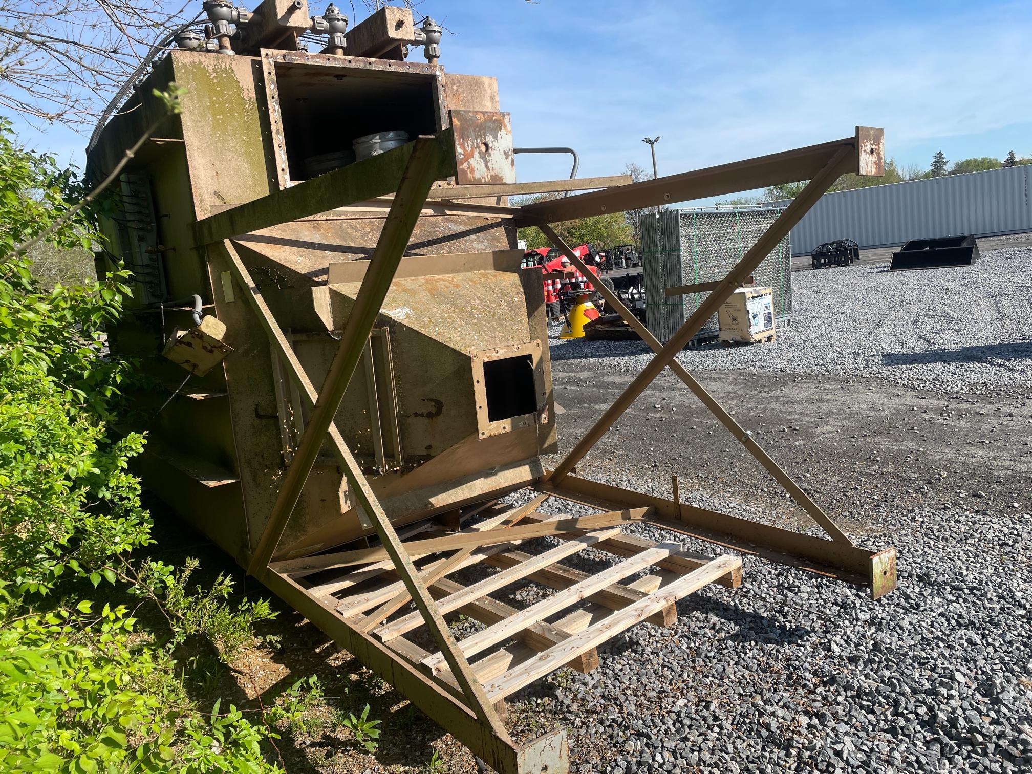 Used Dust Collector Bin W/ Control Panel
