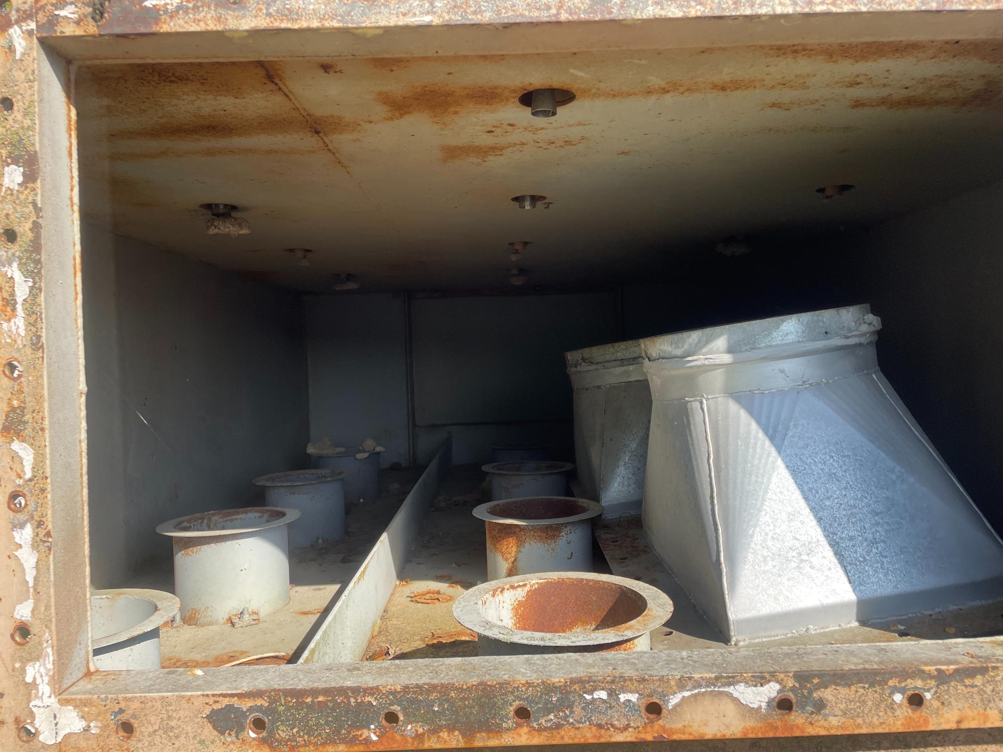Used Dust Collector Bin W/ Control Panel