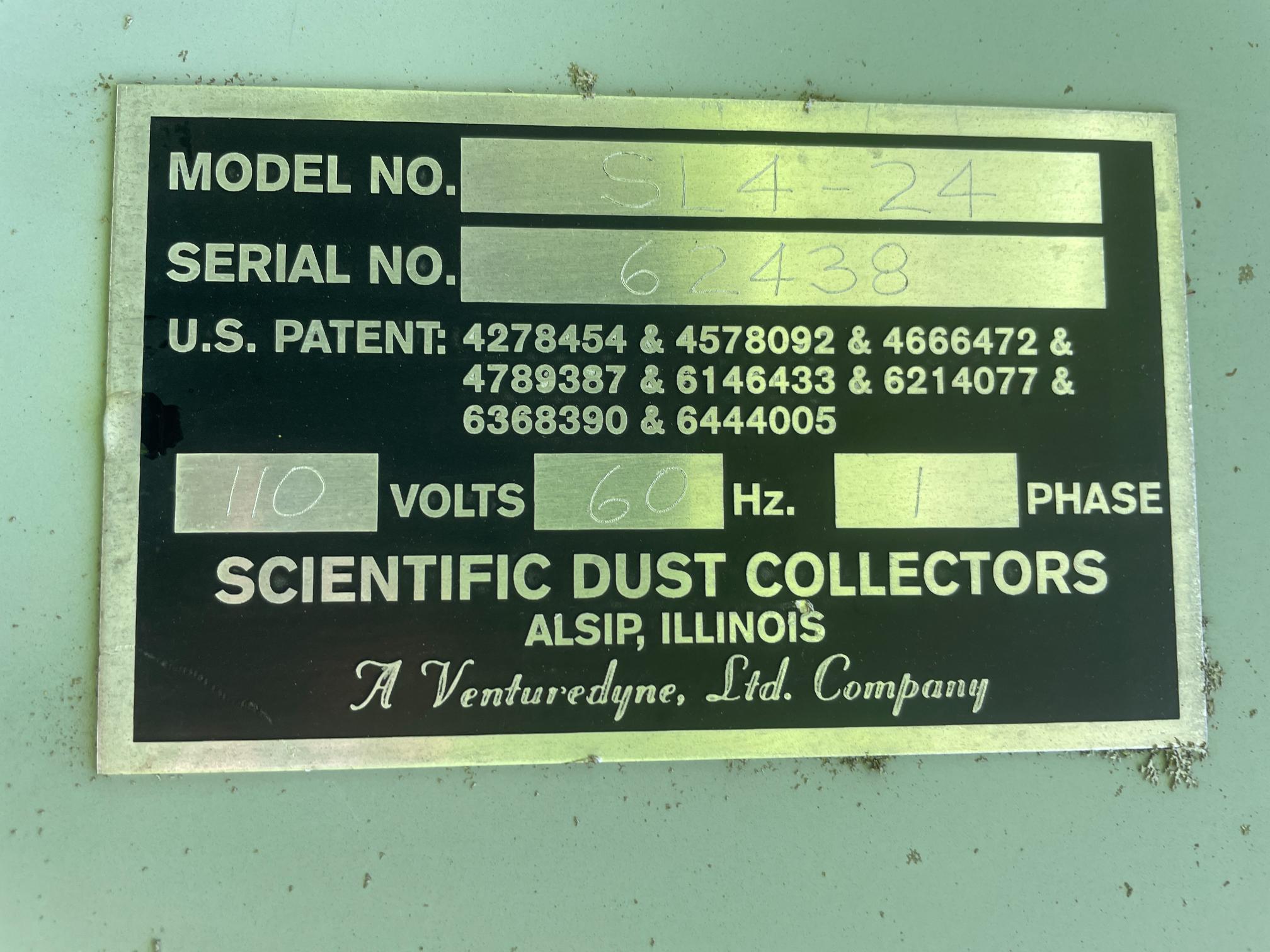 Used Dust Collector Bin W/ Control Panel