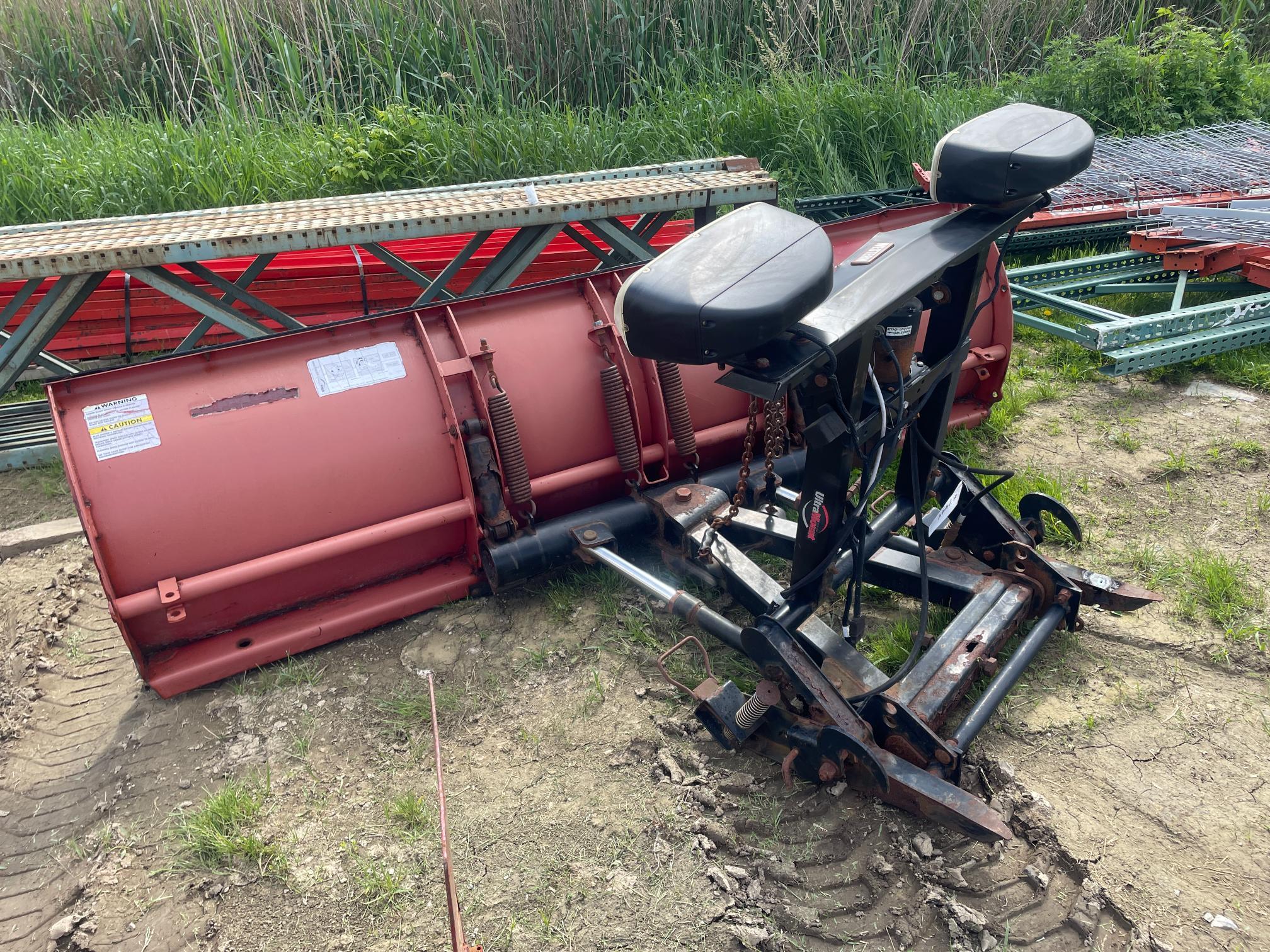 Used Western 9' Power Angle Snow Blade