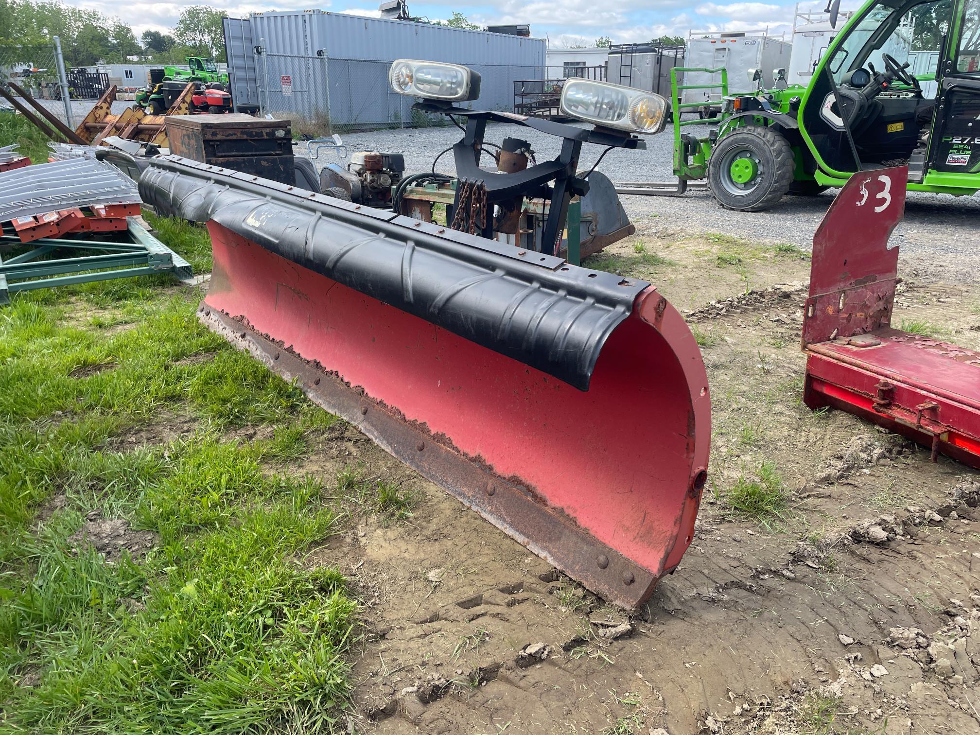 Used Western 9' Power Angle Snow Blade
