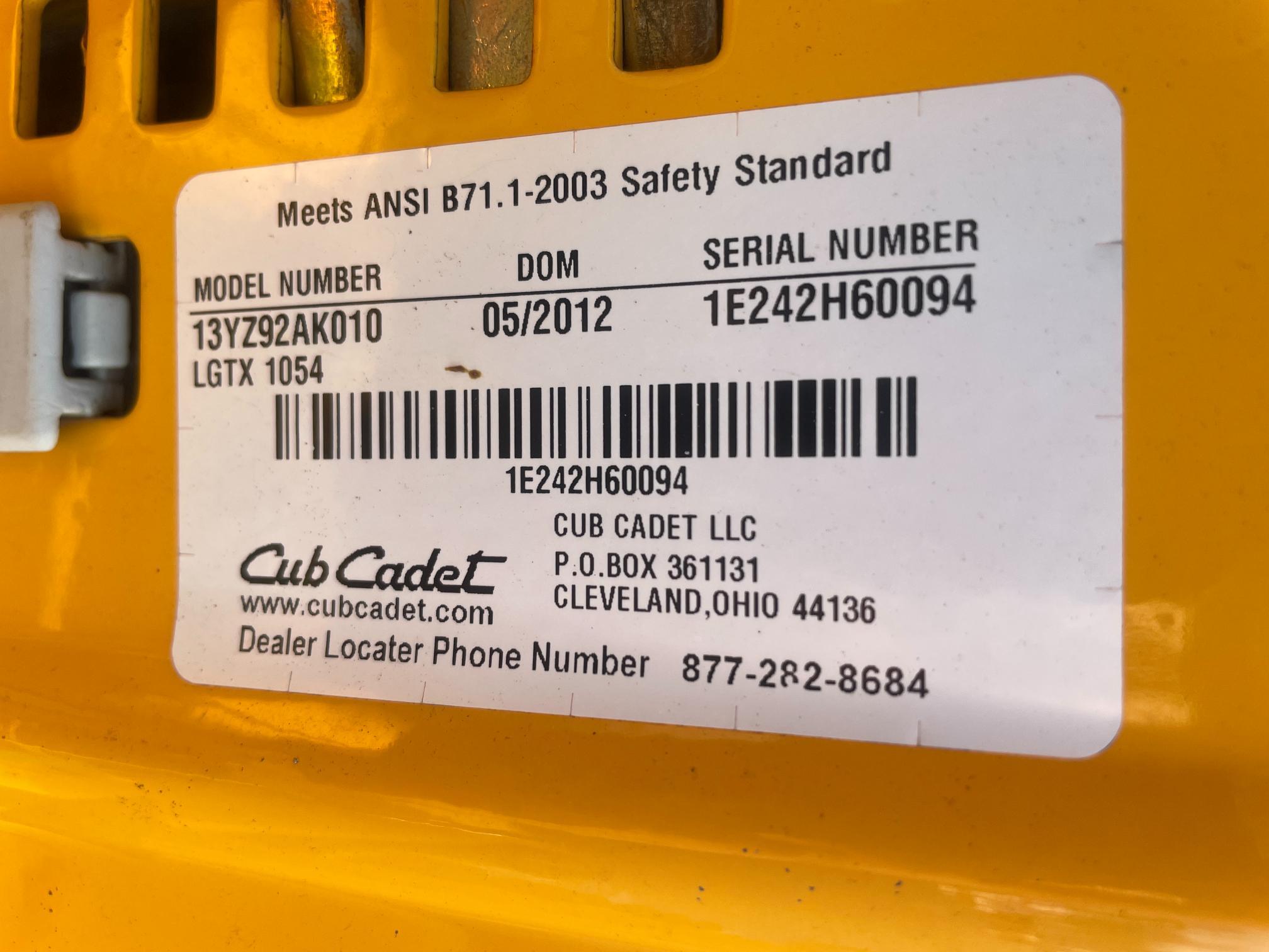 Cub Cadet LGTX1054 54" Hydrostatic Riding Mower