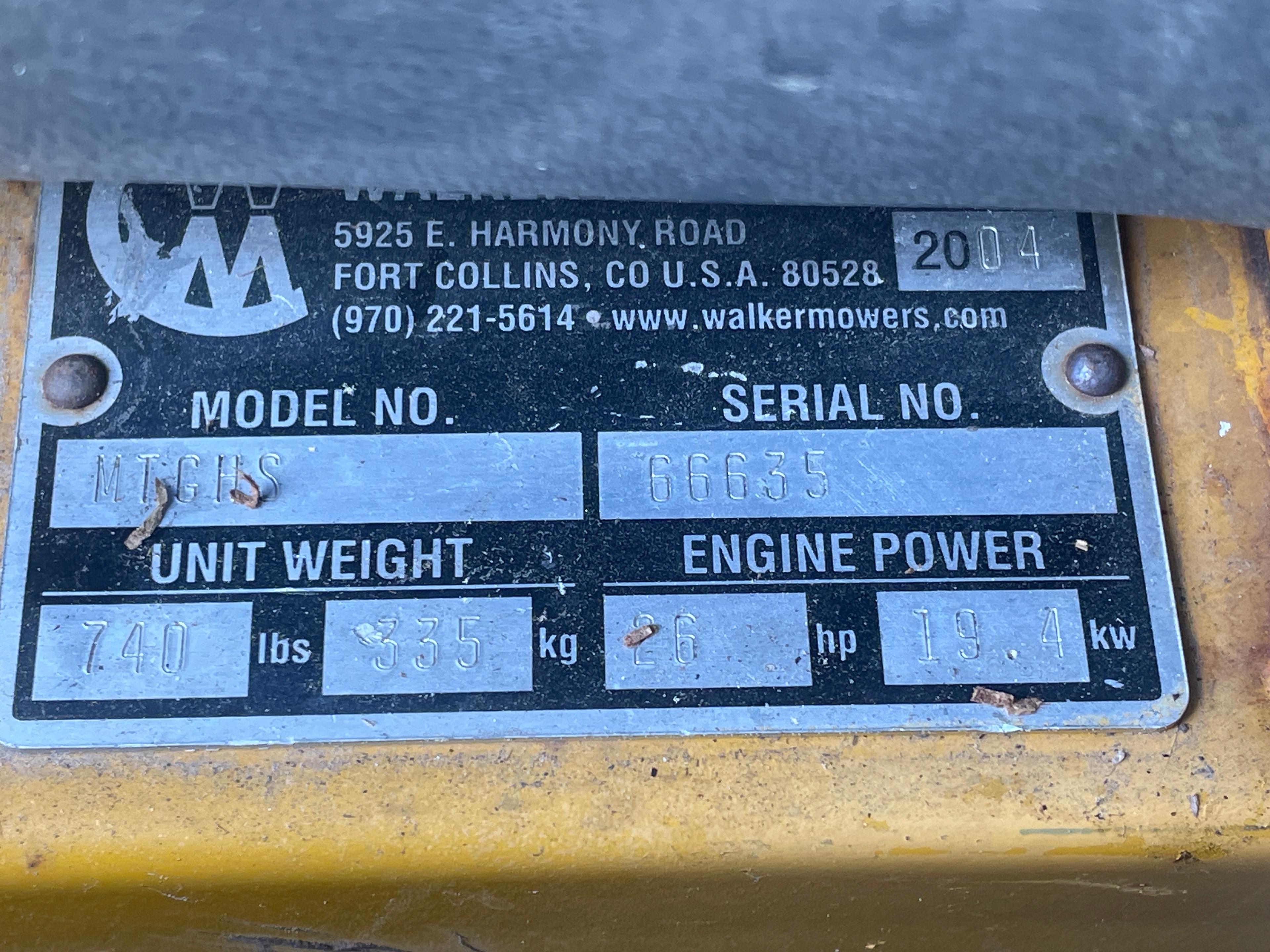 Walker 52" Zero Turn Riding Mower