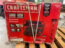 New Craftsman 5,000 Watt Generator
