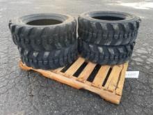 (4) New 10-16.5 SKS1 Skid Loader Tires