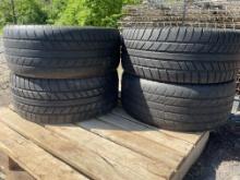 Skid Lot Of (4) 235/45R17 Tires W/ Rims