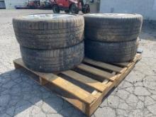 Set Of (4) P225/45R18 Tires W/ Rims