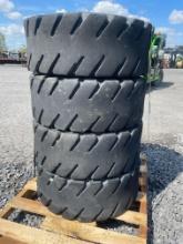 Used Skid Lot Of (4) 12-16.5 NHS Skid Loader Tires