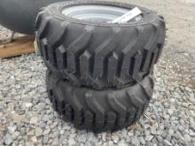 Set Of (2) New 215/50-10 Tires With Rims
