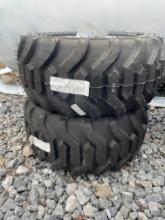 Set Of (2) New 215/50-10 Tires With Rims