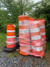 (2) Skid Lot Of Barrier Cones