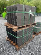 (2) Skid Lot Of New Hanover Pavers Charcoal