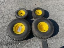 Set Of Lawn Mower Wheels
