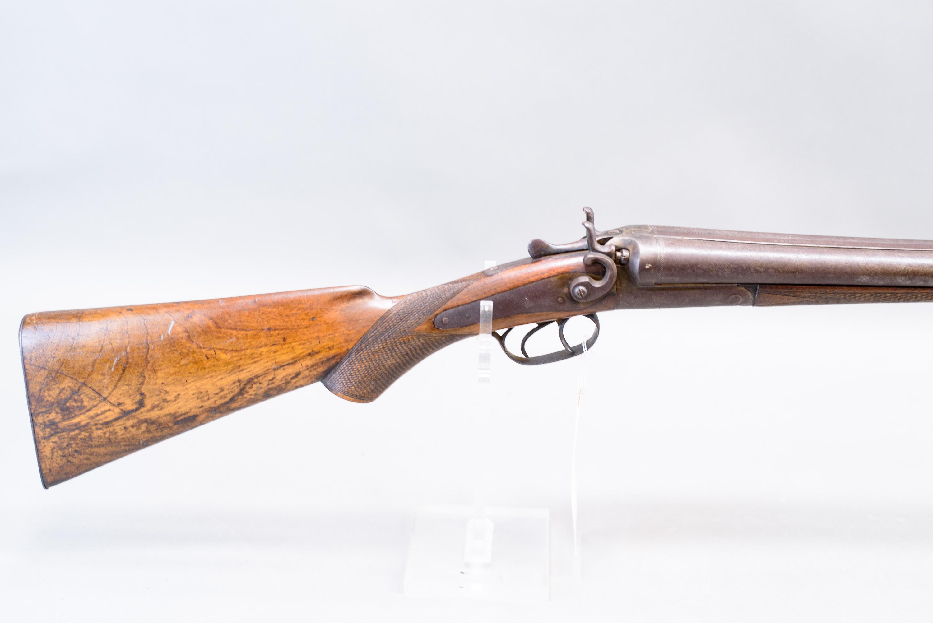 (CR) Belgian W.H. Hamilton SXS Hammer 12 Gauge