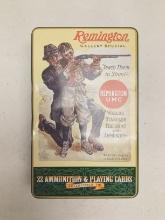 (400 RDS.) REMINGTON 22LR AMMO, TIN, & CARDS