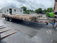 1995 Interstate 24' Equipment Deckover Trailer