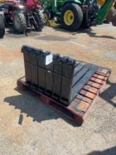 Skid Lot Of (6) PCS 42" Pallet Forks