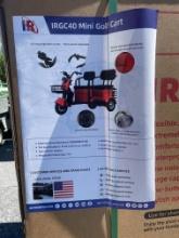 New IR IRGC40 Mini Electric Golf Cart