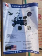 New IR IRGC40 Mini Electric Golf Cart