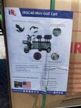 New IR IRGC40 Mini Electric Golf Cart