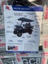 New IR IRGC80 60 Volt Electric Golf Cart