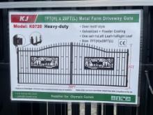 (4X) Sets New KJ 20' BI-Parting Driveway Gates