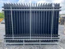 (24) Pcs New KJ 10X7 Steel Site Fence