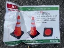 New Skid Lot Of (60) 28" Traffic Cones