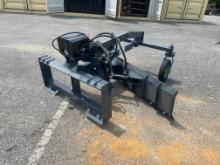 New GIYI Quick Attach 87"Power Angle Grader Blade