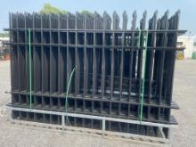 New Lot Of (22) PCS 10X7 Iron Sight Fence