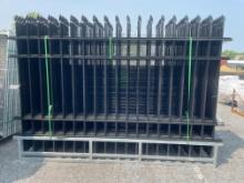 New Lot Of (22) PCS 10X7 Iron Sight Fence