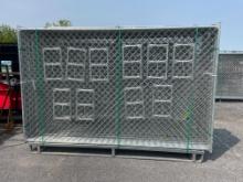 New Lot Of (20) Pieces 10'X6' Chain Link Fence