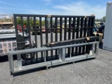 New Set Of 18' Metal Driveway BI-Parting Gate